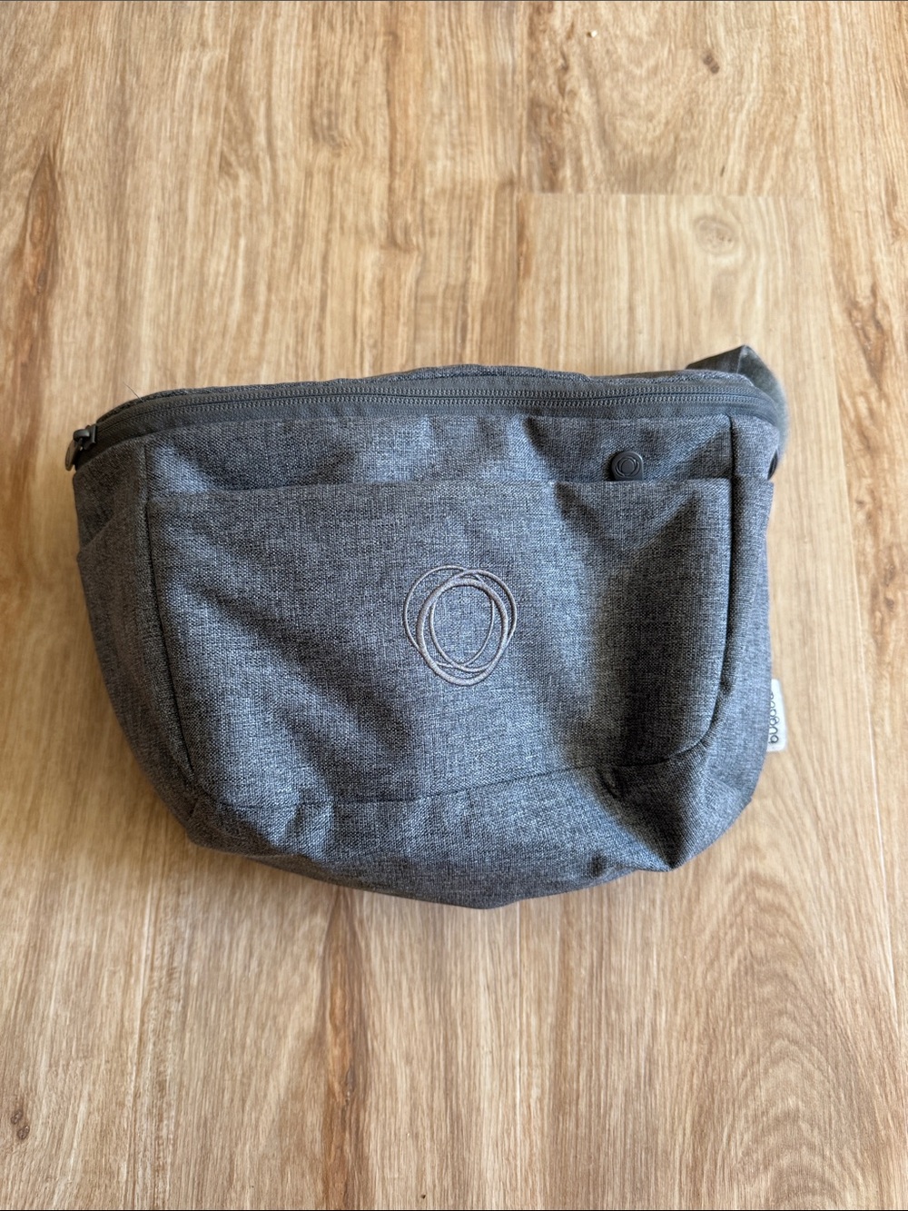 Kids Gray Waist Bag with Front Pocket